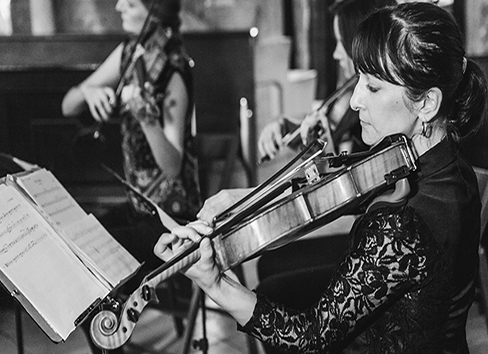 Wedding music in church